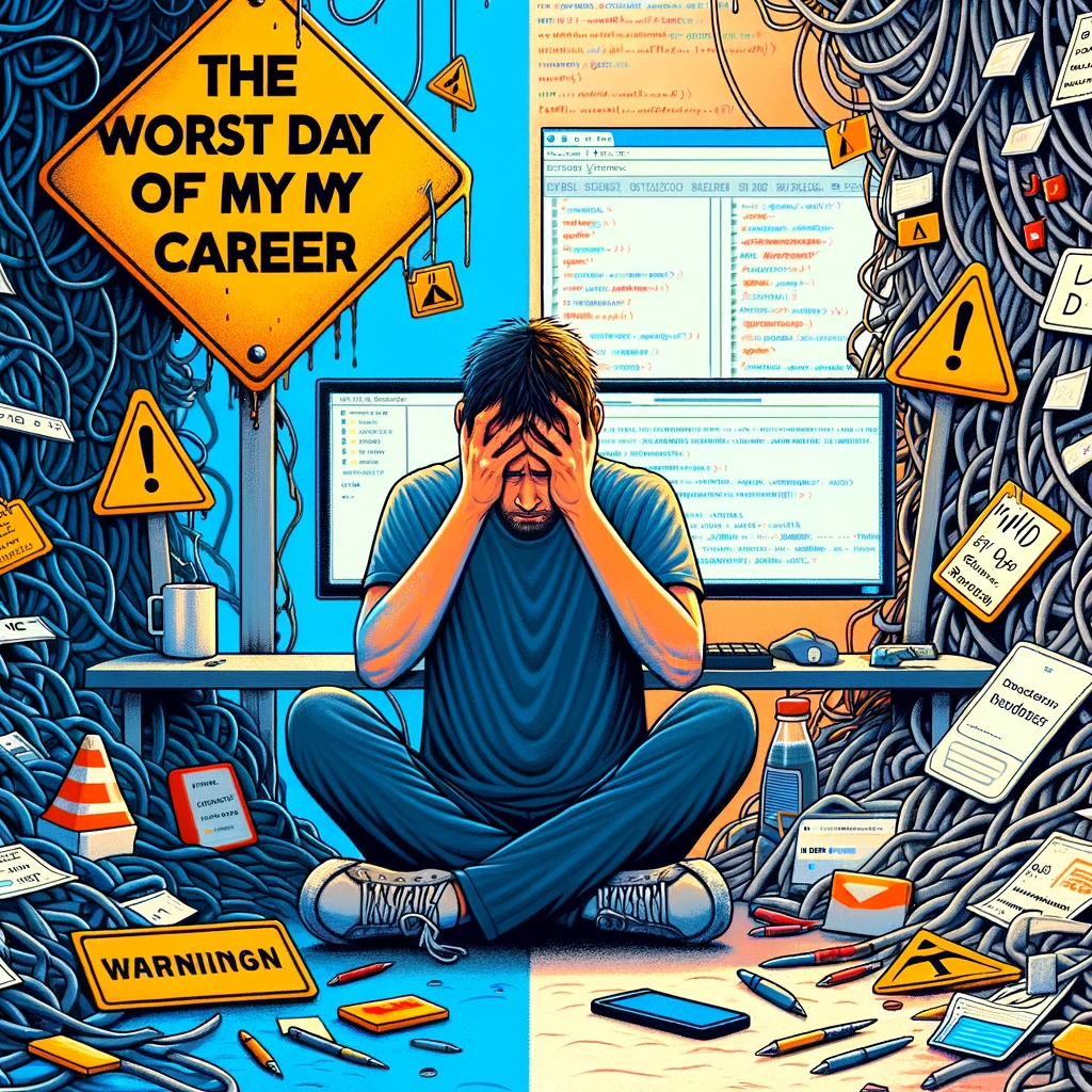 Developer amid chaos and clarity in coding crisis